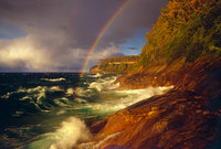 Rainbow at Pictured Rocks_Lake Superior
