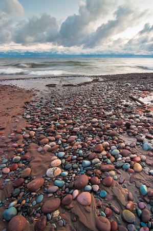 Stones on the beach_Michigan_U_P