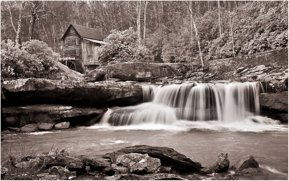 Glade Creek mill in spring_West Virginia 10 294